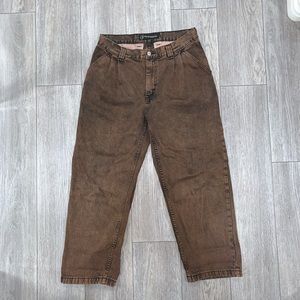 POLAR SKATE CO GRUND CHINOS (BROWN/BLACK) (30x30)